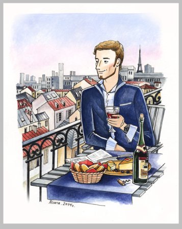 Холостяк рисунок