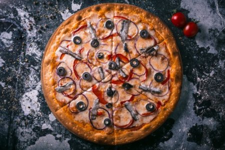 Пицца Наполи с анчоусами
