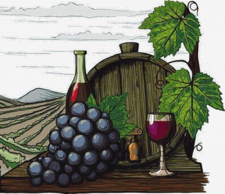 Иллюстрации на тему виноделие