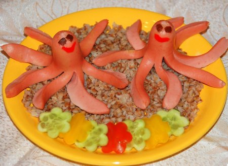 Украшение блюд для детей