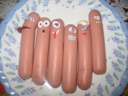 Две сардельки