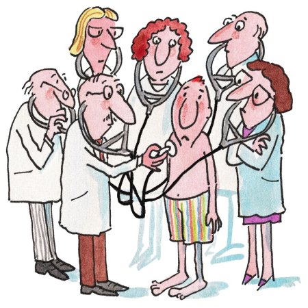 Медкомиссия карикатура