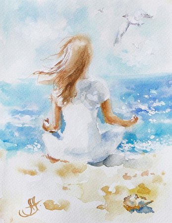 Аннет Логинова акварель