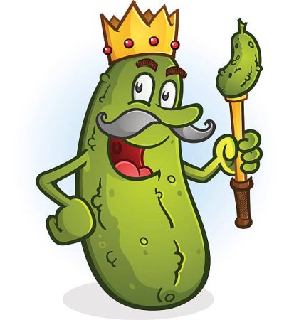 Огурец человечек