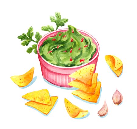 Гуакамоле рисунок