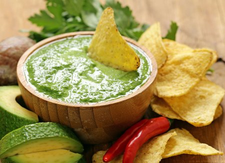 Соус для чипсов авокадо