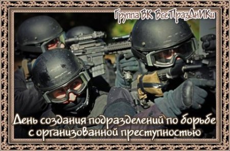 День подразделений с организованной преступностью