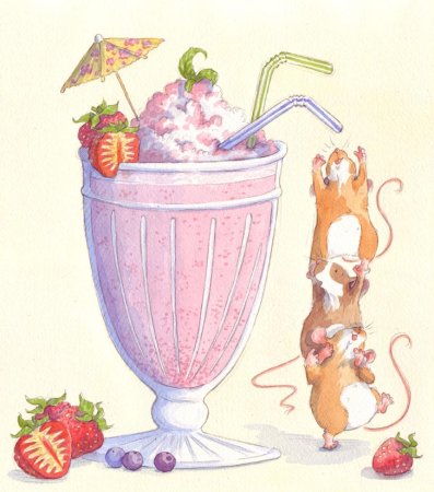 Рисунки коктейлей животных