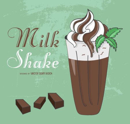 Милкшейк рисунок