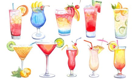 Идеи для рисования напитков