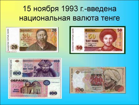 Национальная валюта РК