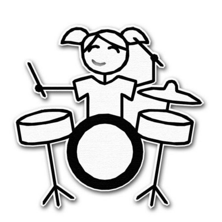 Барабанщик нарисованный