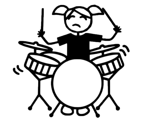 Барабанщик раскраска
