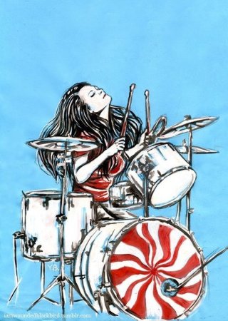 Барабанщик иллюстрация