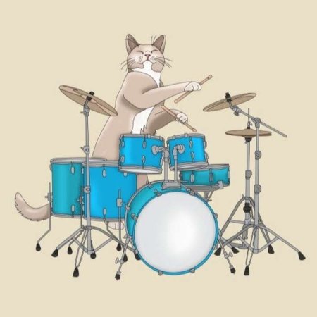 Животные за барабанами