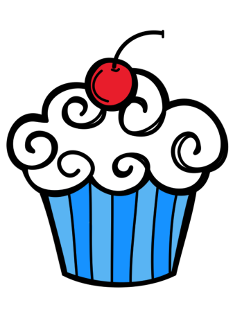 Кекс рисунок