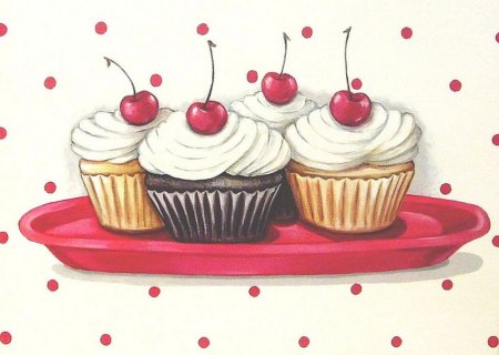 Рисунки с пирожными
