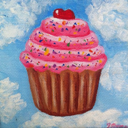 Кексик гуашью