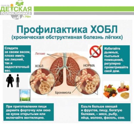 Профилактика хронической обструктивной болезни легких ХОБЛ