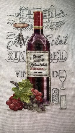 Схема вышивки Зинфандель вино Инна Пешкова