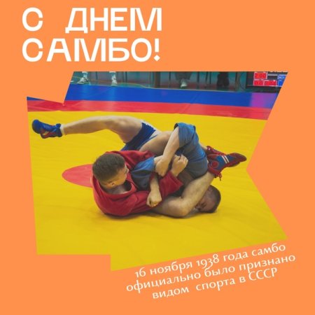 Открытка Всемирный день самбо