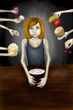 Арты на тему анорексия