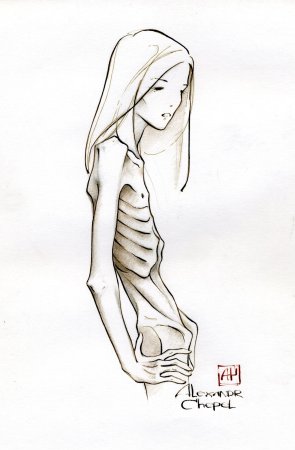 Alexander Chepel художник анорексия