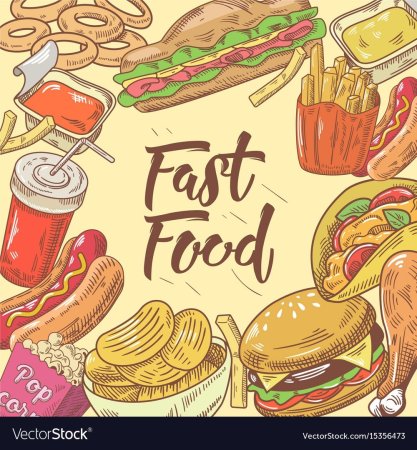 Красивые рисунки с фасфудо