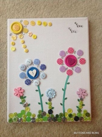 Поделки из пуговиц своими руками