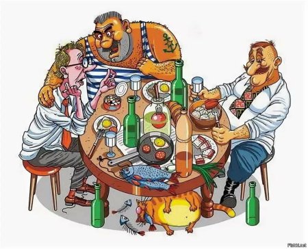 Веселое застолье