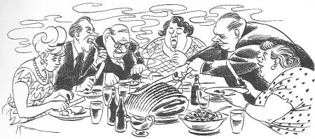 Банкет карикатура