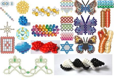 Изделия из бисера коллаж