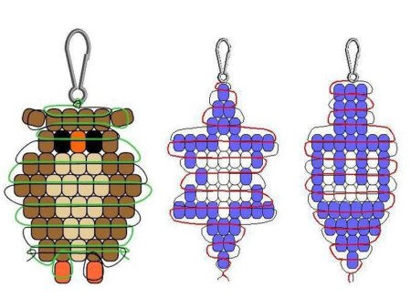 Бисероплетение параллельное плетение схемы