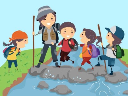 Поход мультяшный