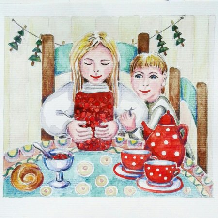 Чаепитие дети