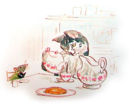 Чаепитие с котом