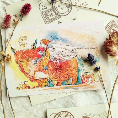 Набор для творчества открытка