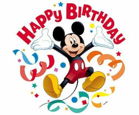 Микки Маус Happy Birthday