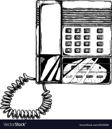Телефония рисунок