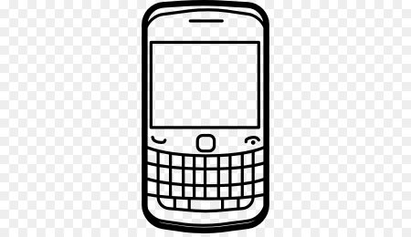 Нарисованный мобильный телефон