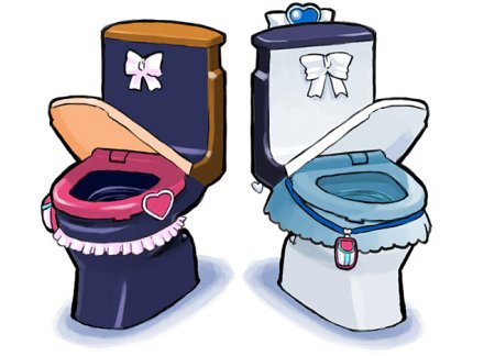 Унитаз мультяшный
