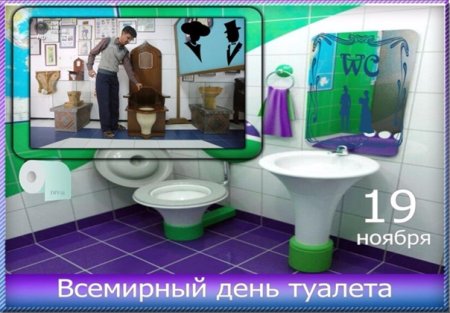 Международный день туалета в 19 ноября