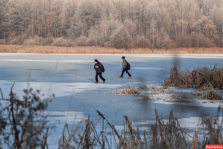 Ледостав осенью
