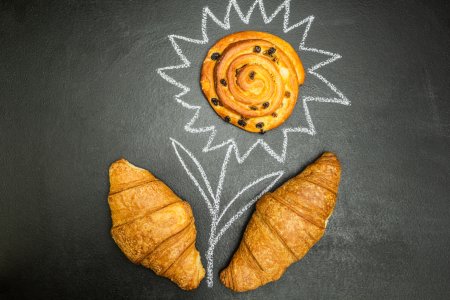 Креативный круассан