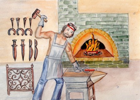 Кузнец в древности