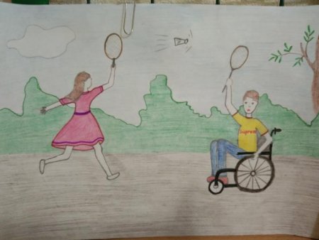 Легкий рисунок на тему мир равных возможностей