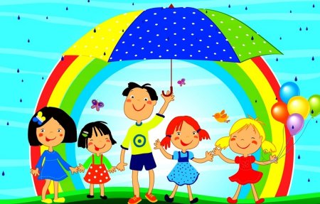 День защиты детей иллюстрации