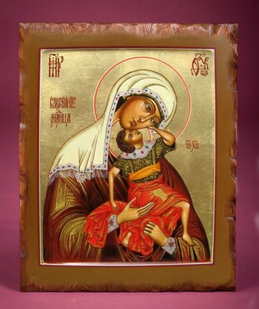 Иконы Божией матери "Взыграние", Угрешской (1795).