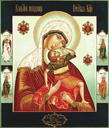 Икона Божией матери Взыграние Угрешская