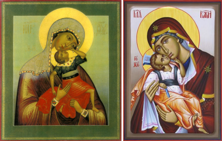 Икона Божией матери: «Взыграние» (Угрешская) (1795).